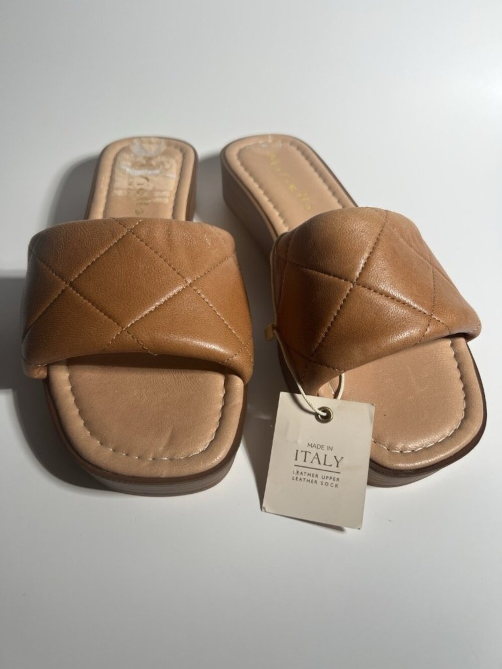 Mariella Slide Sandals Brown Women’s Size 7.5 Comfort - Picture 3 of 9